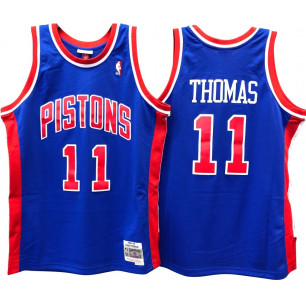 Maillot NBA Isiah Thomas Detroit Pistons 1988-89 Mitchell & ness Hardwood Classics Bleu