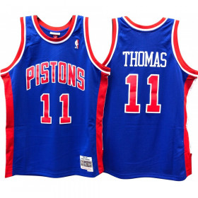 camiseta Mitchell & ness NBA swingman Hardwood classics Isaih Thomas Detroit Pistons 1988-89 azul