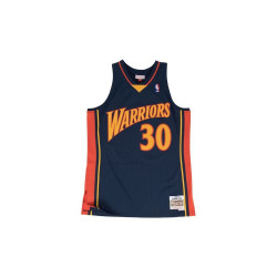Maillot NBA Stephen Curry Golden State Warriors 2009-10 Mitchell & ness Hardwood Classics swingman Bleu Marine