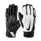Nike D-Tack 6.0 White for Linemen Football gloves