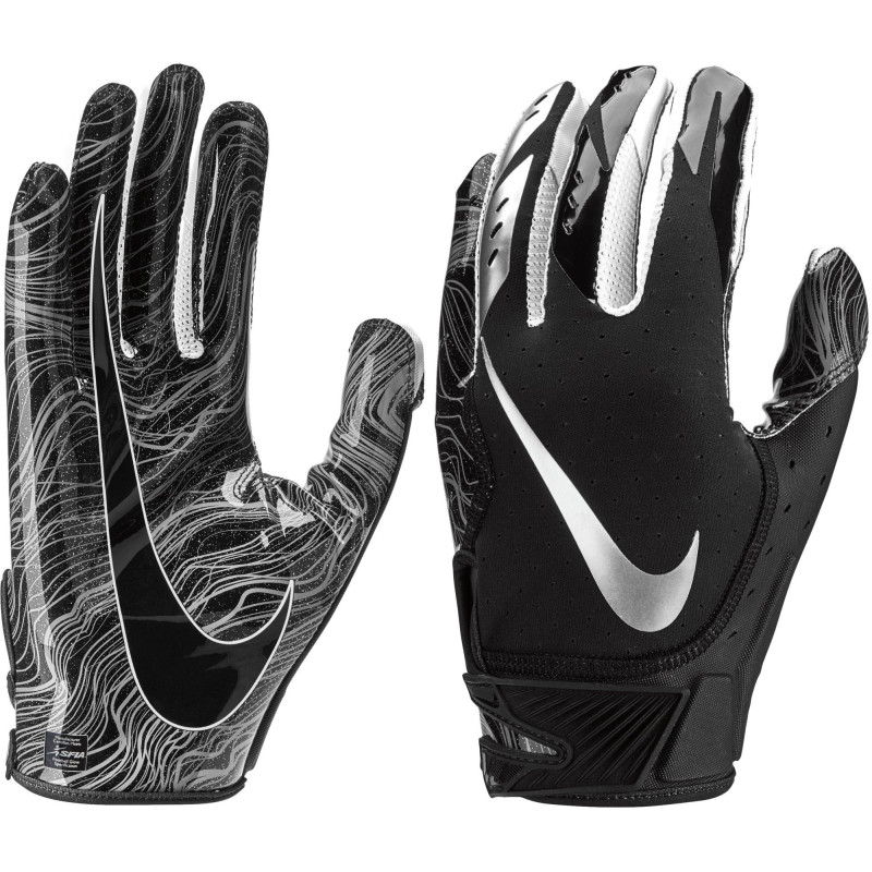 Gants de football américain Nike vapor Jet 5.0 pour receveur Noir Gants de football américain Nike vapor Jet 5.0 pour receveur Noir