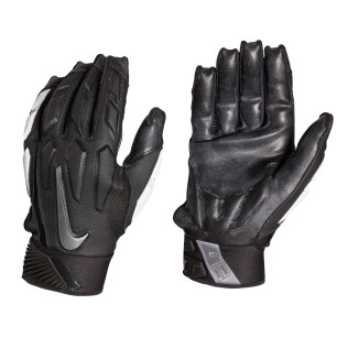 Nike D-Tack 6.0 Black for Linemen Football gloves