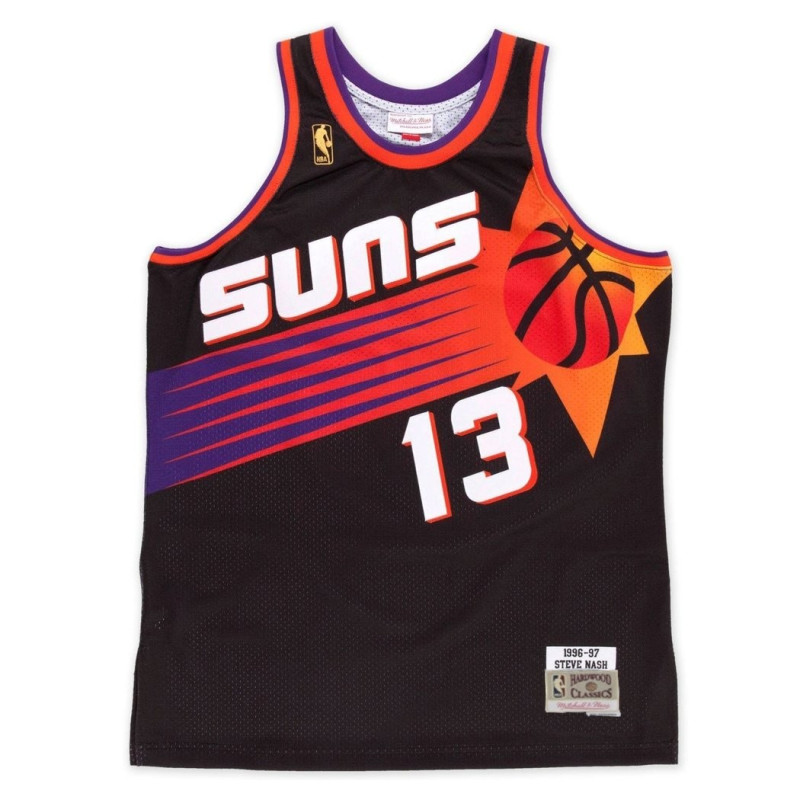 Mitchell & ness Hardwood Classics NBA jersey Steve Nash Phoenix Suns 1996-97 Black Mitchell & ness Hardwood Classics NBA jersey Steve Nash Phoenix Suns 1996-97 Black