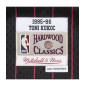 Maillot NBA Tony Kukoc Chicago Bulls 1995-96 Mitchell & ness Hardwood Classics Noir rayé