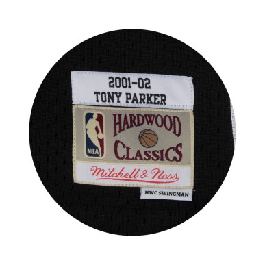 Mitchell & ness Hardwood Classic NBA Swingman jersey Tony Parker San Antonio SPURS 2001-02 black
