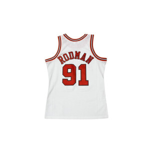 Camiseta NBA Dennis Rodman Chicago Bulls 1995-96 Hardwood Classic Swingman blanco