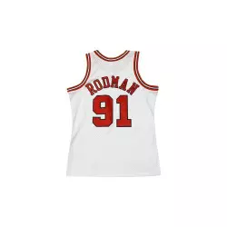 Mitchell & ness Hardwood Classic Swingman NBA jersey Dennis Rodman Chicago Bulls Hardwood Classic blanco