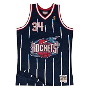 Mitchell & ness Hardwood Classic NBA Jersey Hakeem Olajuwon Houston Rockets 1996-97 navy