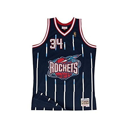Mitchell & ness Hardwood Classic NBA Jersey Hakeem Olajuwon Houston Rockets 1996-97 navy