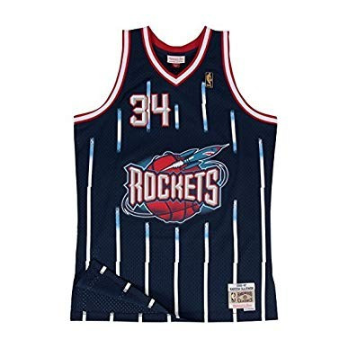 Mitchell & ness Hardwood Classic NBA Jersey Hakeem Olajuwon Houston Rockets 1996-97 navy