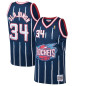 Maillot NBA Hakeem Olajuwon Houston Rockets 1996-97 Mitchell & ness Hardwood Classic Bleu Marine Maillot NBA Hakeem Olajuwon Houston Rockets 1996-97 Mitchell & ness Hardwood Classic Bleu Marine
