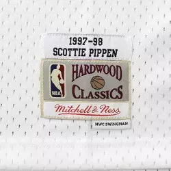 Mitchell & ness Hardwood Classic Swingman NBA jersey Scottie Pippen Chicago Bulls 1997-98 blanco