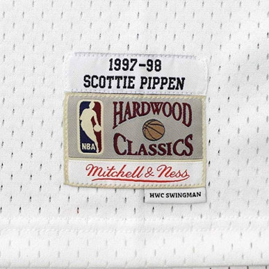 Mitchell & ness Hardwood Classic Swingman NBA jersey Scottie Pippen Chicago Bulls 1997-98 white