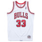 Maillot NBA Scottie Pippen Chicago Bulls 1997-98 Mitchell & ness Hardwood Classic Blanc