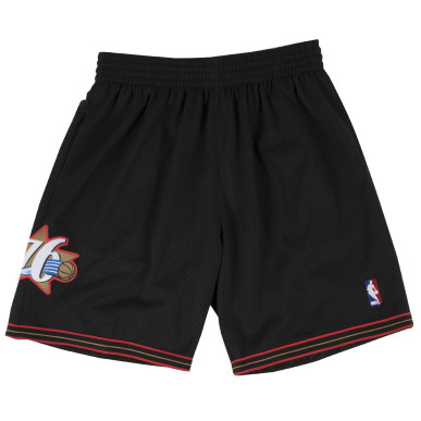 Short NBA Mitchell & Ness Swingman Philadelphia 76ers 1997-98 negro