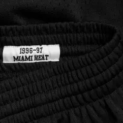 MN-NBA-540B-MIAHEA_Short NBA Miami Heat 1996-97 Mitchell & Ness Swingman Noir pour Homme