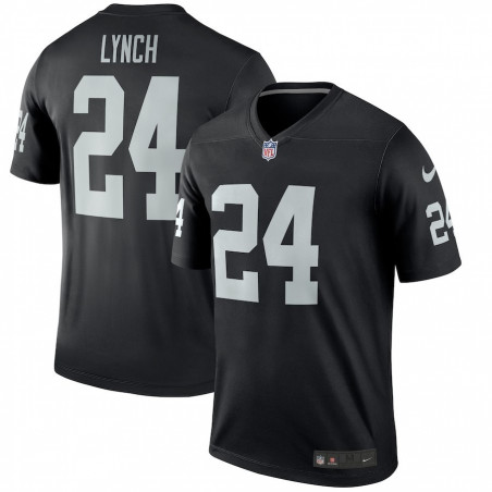 Egipto Escepticismo Amedrentador camiseta NFL Nike Game Team Marshawn Lynch Oakland Raiders negro para junior