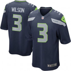 camiseta NFL Nike Game Team Seattle Seahawks Russell Wilson Navy para nino