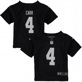 camiseta NFL Nike Game Team Derek Carr Oakland Raiders negro para junior