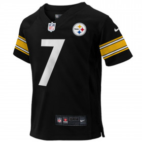 camiseta NFL Nike Game Team Ben Roethlisberger Pittsburgh Steelers negro para junior