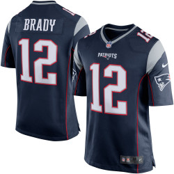 camiseta NFL Nike Game Team Tom Brady New England Patriots Navy para nino