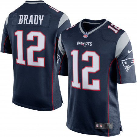 camiseta NFL Nike Game Team Tom Brady New England Navy para nino