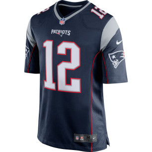 Kids' Nike Game Team Jersey NFL Tom Brady New England Patriots Navy
