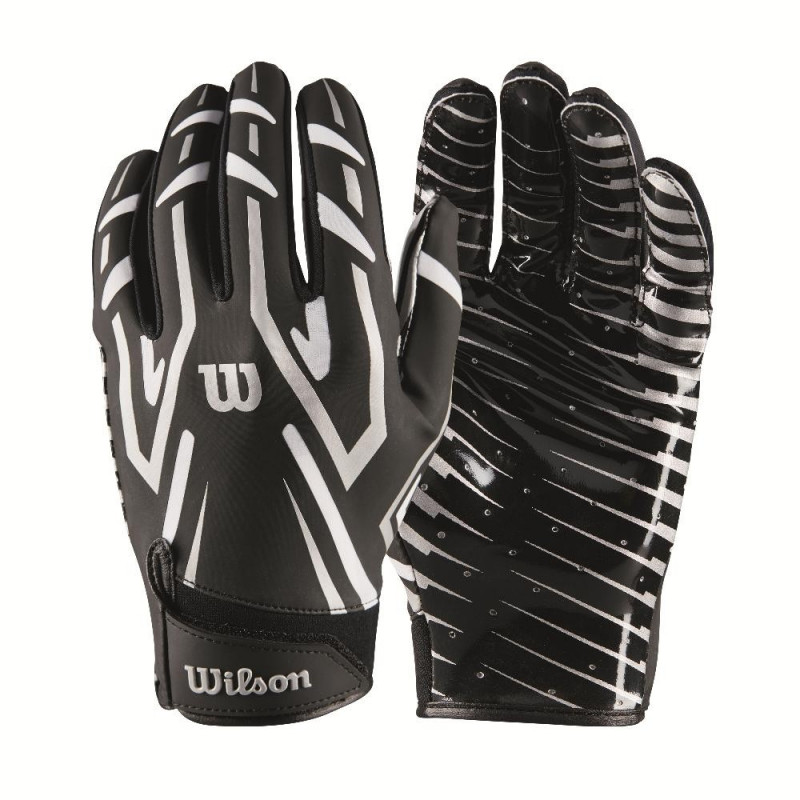 Fútbol americano Wilson guantes de receptor negro