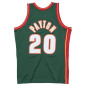 Maillot NBA Gary Payton Seattle Supersonics 1995-96 Mitchell & ness Hardwood Classic Swingman vert