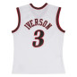Mitchell & ness NBA Hardwood Classic swingman jersey Allen Iverson Philadelphie Sixers 2000-01 white Mitchell & ness NBA Hardwood Classic swingman jersey Allen Iverson Philadelphie Sixers 2000-01 white
