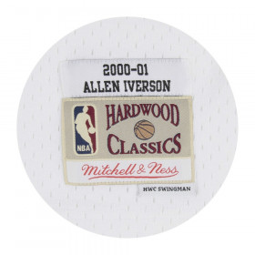 MN-NBA-353J-3P6-FGYAIV_Maillot NBA Allen Iverson Philadelphie Sixers 2000-01 Mitchell & ness Hardwood Classic swingman Blanc