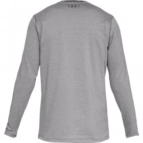 t-shirt Under Armour Fitted Coldgear Crew long Sleeve gris para hombre