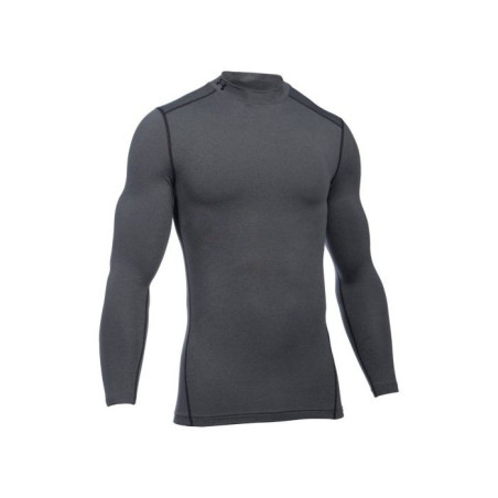 Men's Under Armour Coldgear Mock compression Longsleeve grey