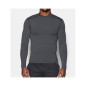 Maillot de compression manches longues Under Armour Coldgear Mock Gris pour homme