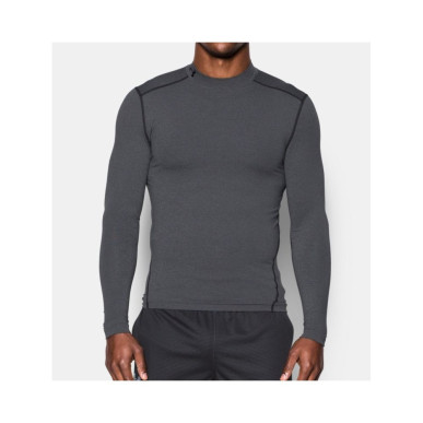 Under Armour Coldgear Mock compression Longsleeve gris para hombre