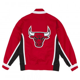 MN-NBA-6056-CHIBU-RED_Warm up NBA Chicago Bulls 1992-93 Mitchell & Ness Authentic Jacket Rouge pour Homme