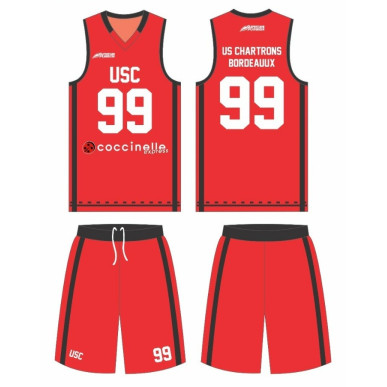 Sportland American Pro Game Basketball jersey & short sublimated