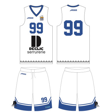 maillot et short sublimer de match basketball