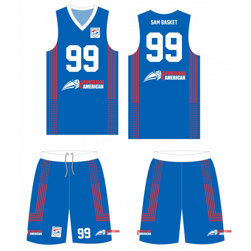 maillot et short Sublimé Personnalisable Pro Game Basketball Sportland ...