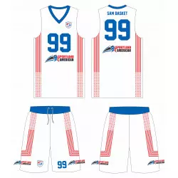 maillot et short de Basket-ball Personnalisés Sportland Pro Game