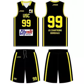 Camisata y short Sportland American Pro Game Basketball sublimate