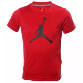 t-shirt jordan Big logo rojo para nino