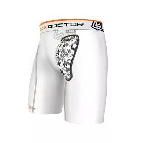 Shock Doctor Compression Short air Core Cup blanco