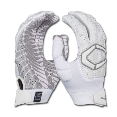 Guantes de futbol americano Cutters The Gamer 3.0 blanco