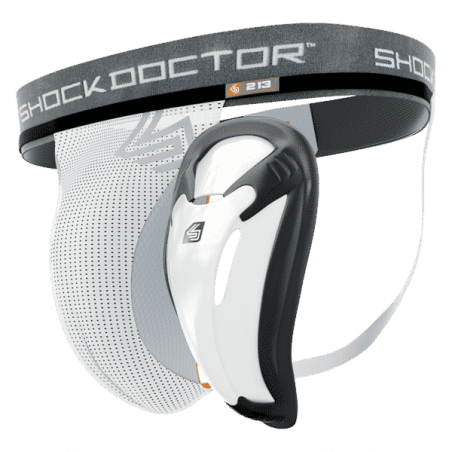 Shock Doctor Support with bioflex Cup white