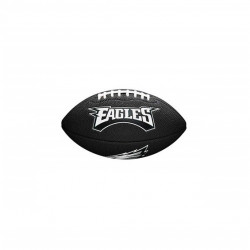 Mini balon de futbol americano Wilson NFL Soft touch team logo Philadelphia Eagles negro