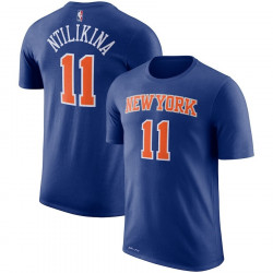 EK2B7TD99B01FN_T-shirt NBA Franck Ntilikina New York Knicks bleu pour enfant