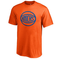 T-shirt NBA New York Knicks defensive dry tek naranja para nino