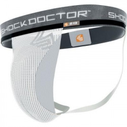 218wht_Support Coquille de Baseball Shock Doctor Blanc