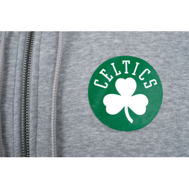 New Era Team Apparel Hoody NBA Boston Celtics gris para hombre